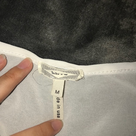 Pacsun Sheer Baseball Hi-Low Top - Picture 5 of 5